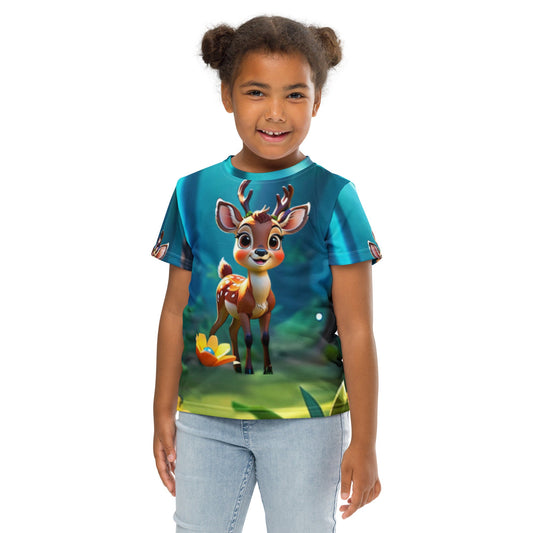 Little Deer Kids crew neck t-shirt