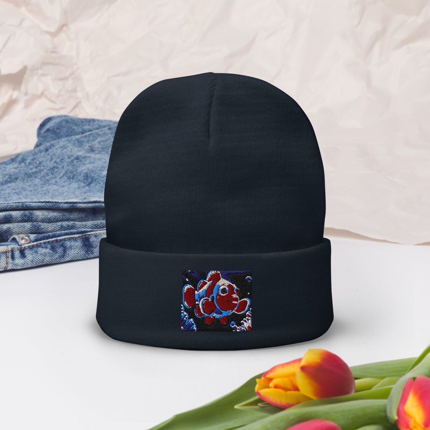 Embroidered Beanie