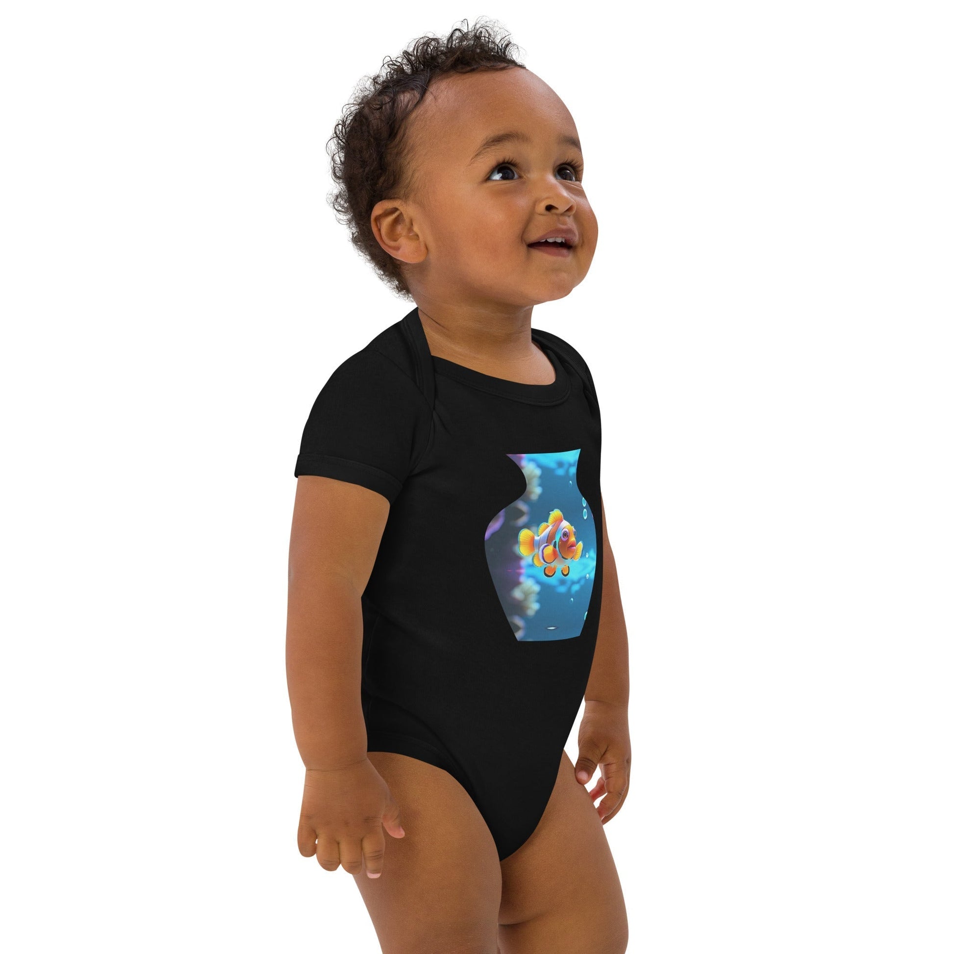 Cute clown fish baby bodysuit