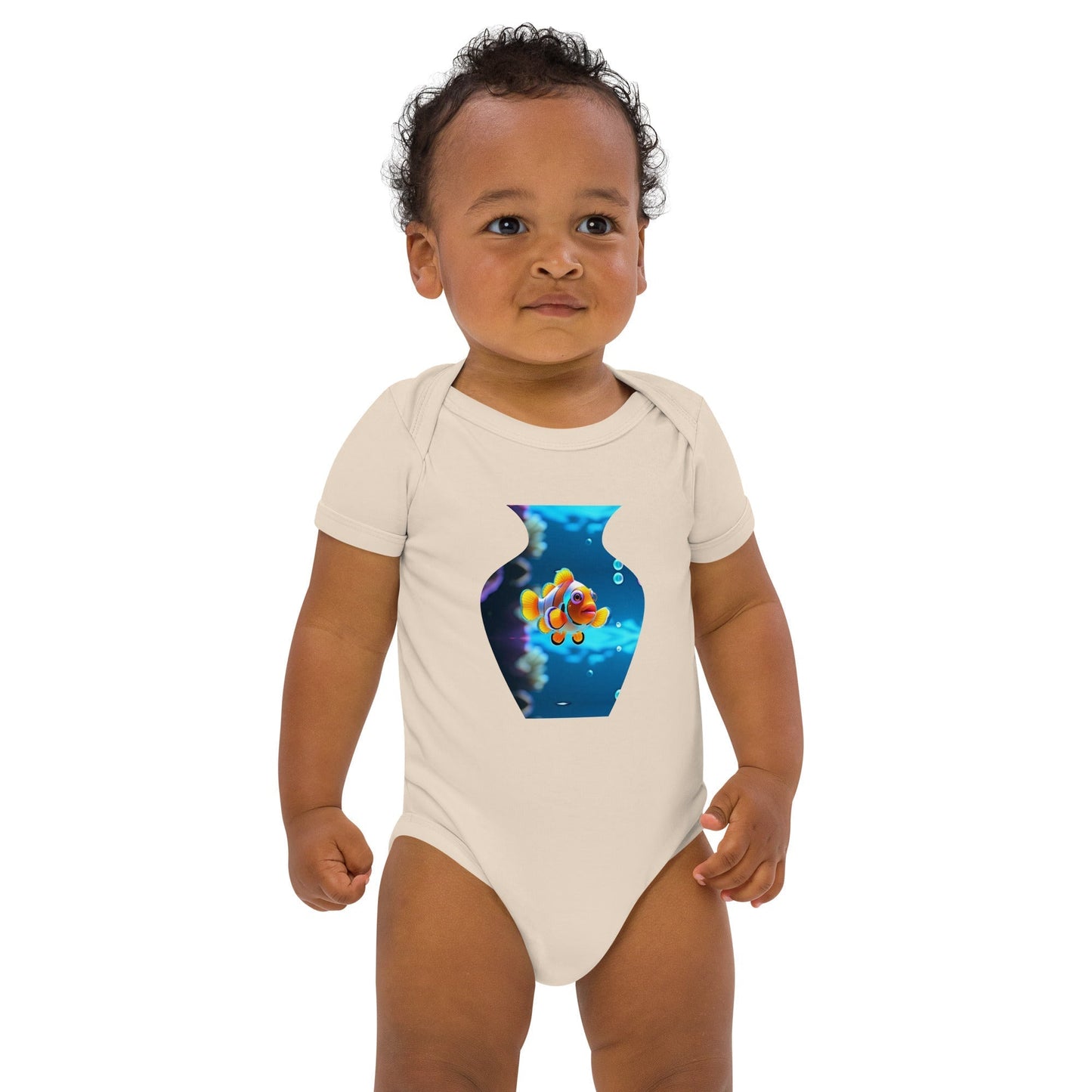 Cute clown fish baby bodysuit