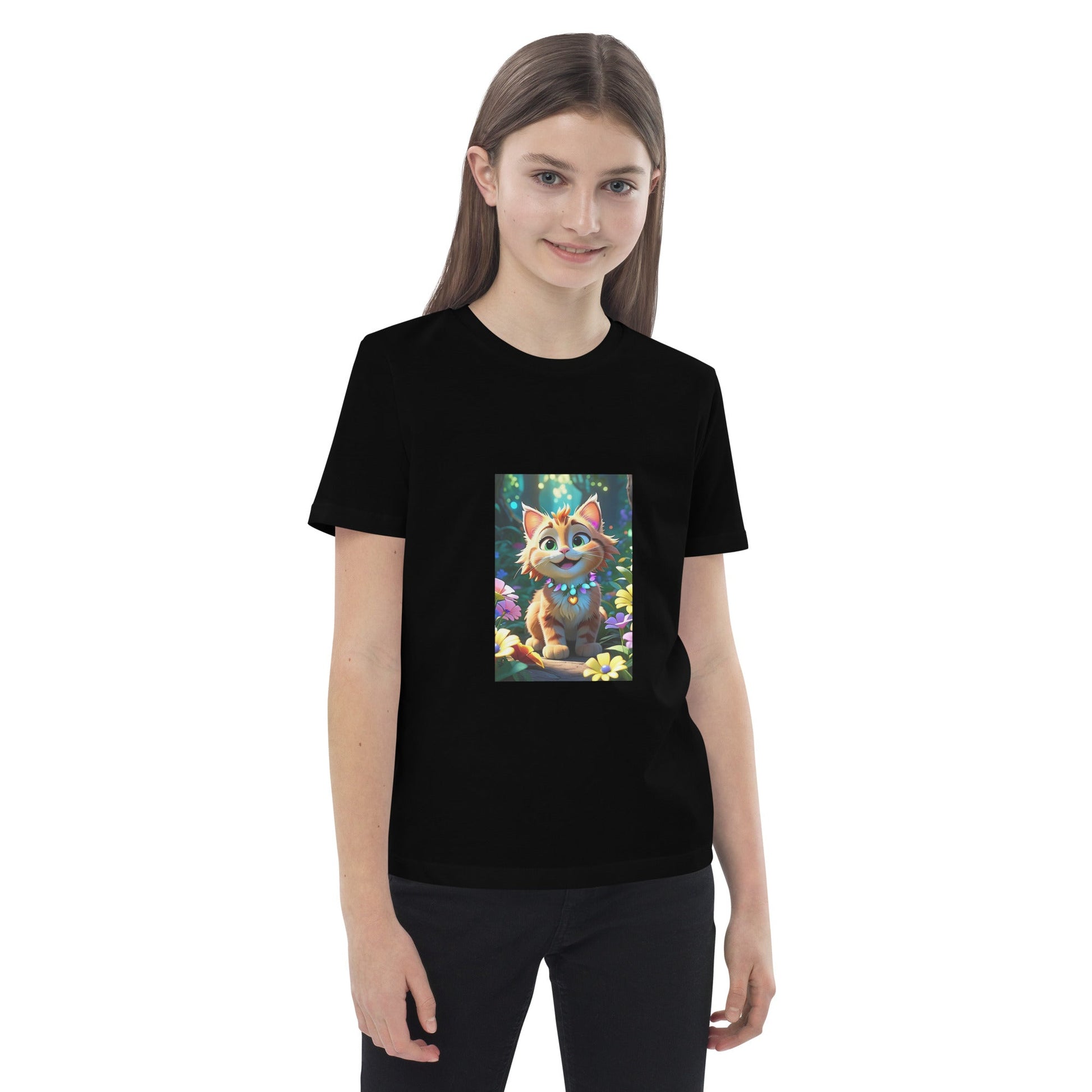 Happy Cat Organic cotton kids t-shirt