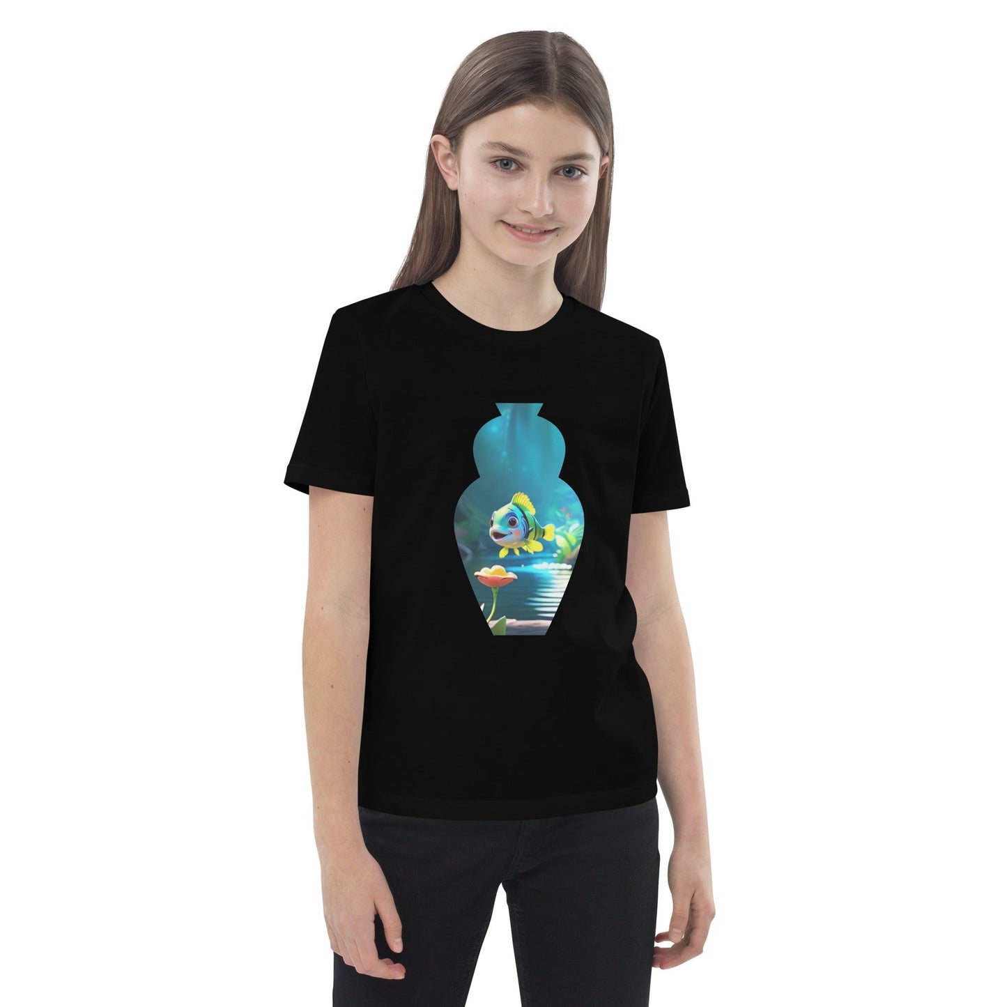 Colorful Aquatic Organic cotton kids t-shirt
