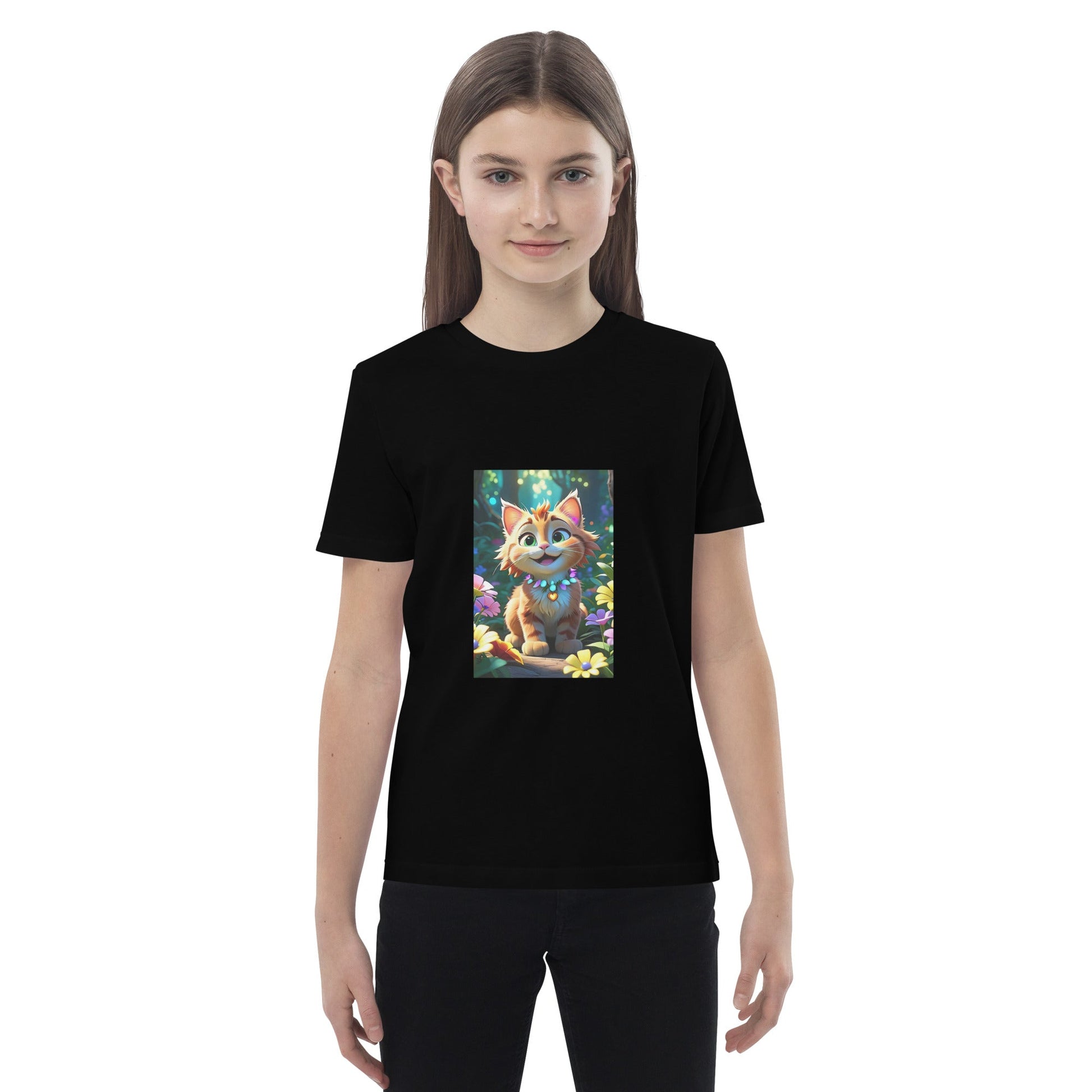 Happy Cat Organic cotton kids t-shirt