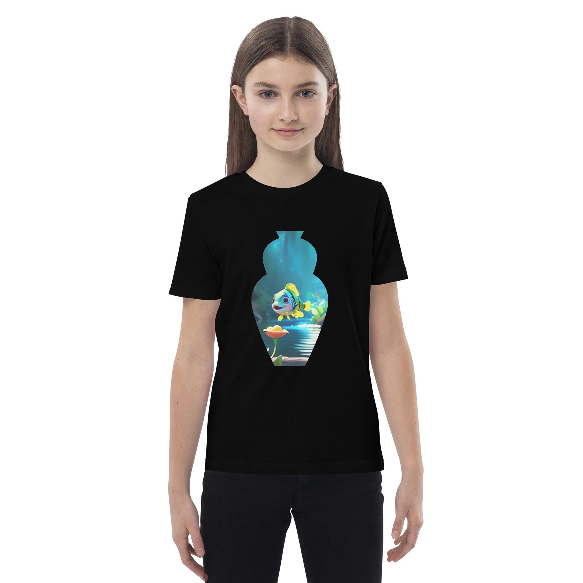 Colorful Aquatic Organic cotton kids t-shirt