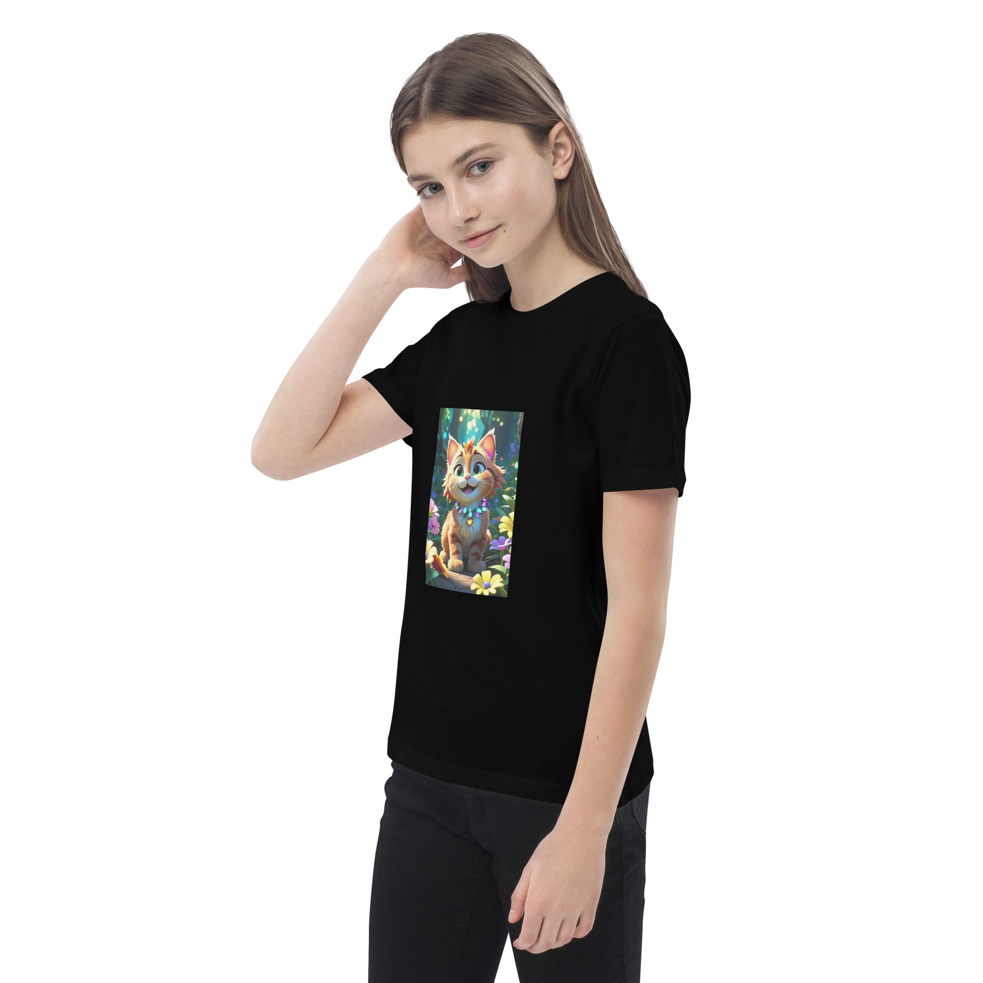Happy Cat Organic cotton kids t-shirt