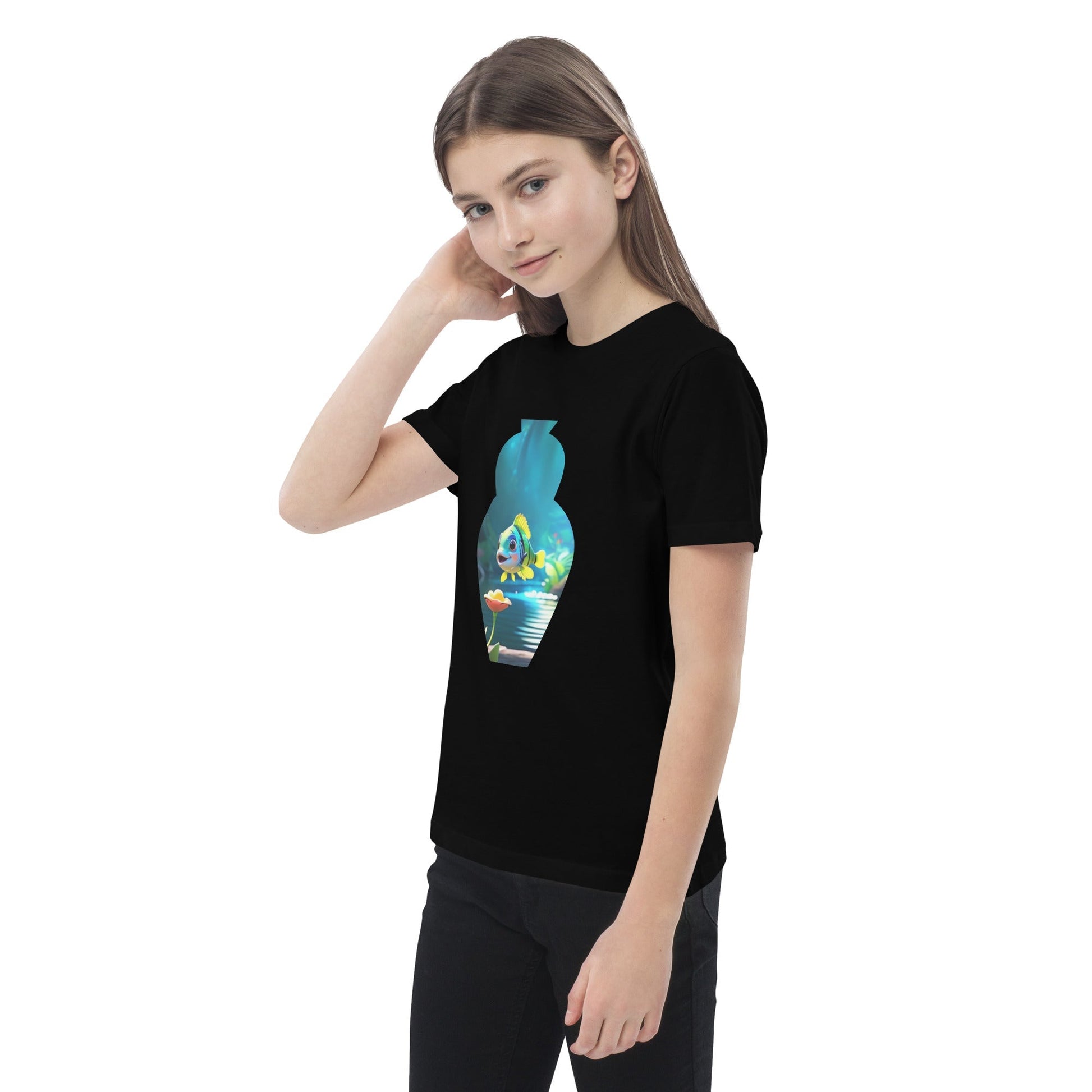 Colorful Aquatic Organic cotton kids t-shirt