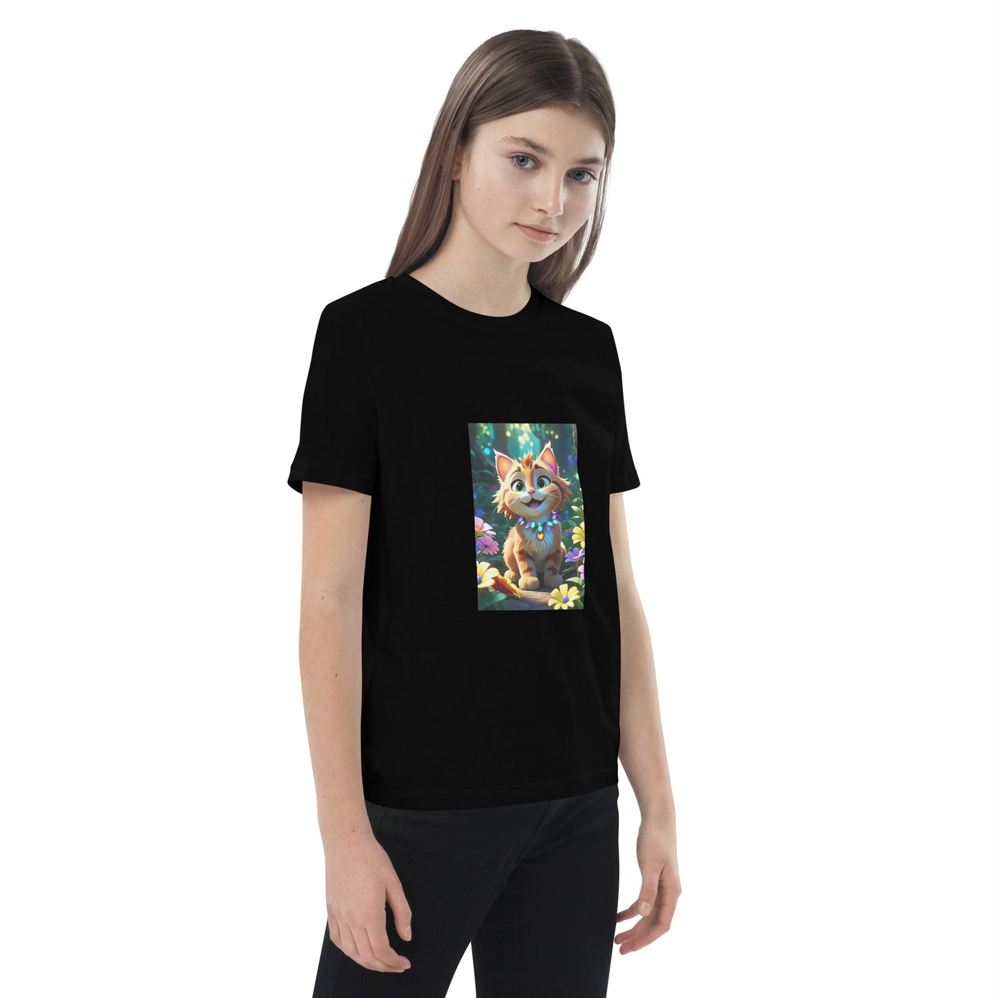 Happy Cat Organic cotton kids t-shirt