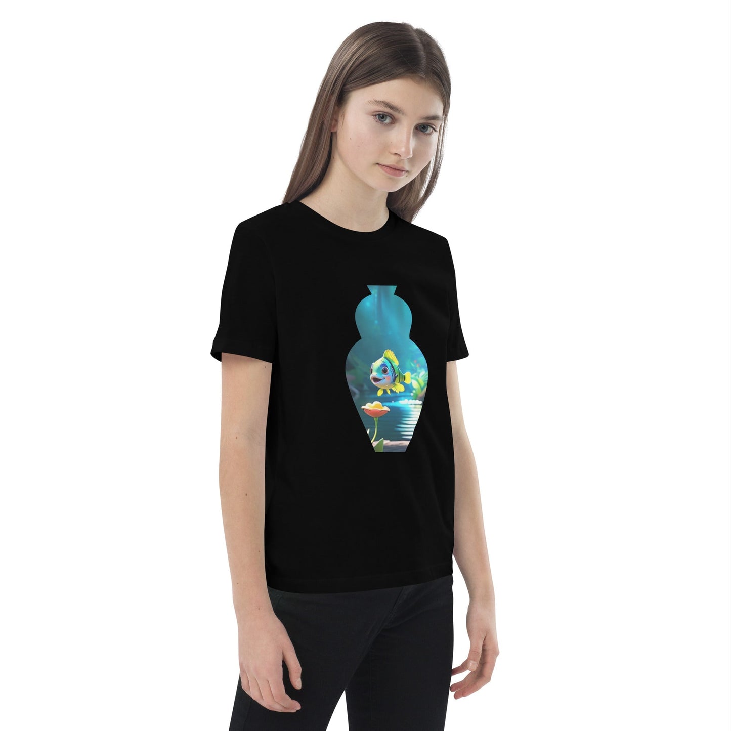 Colorful Aquatic Organic cotton kids t-shirt