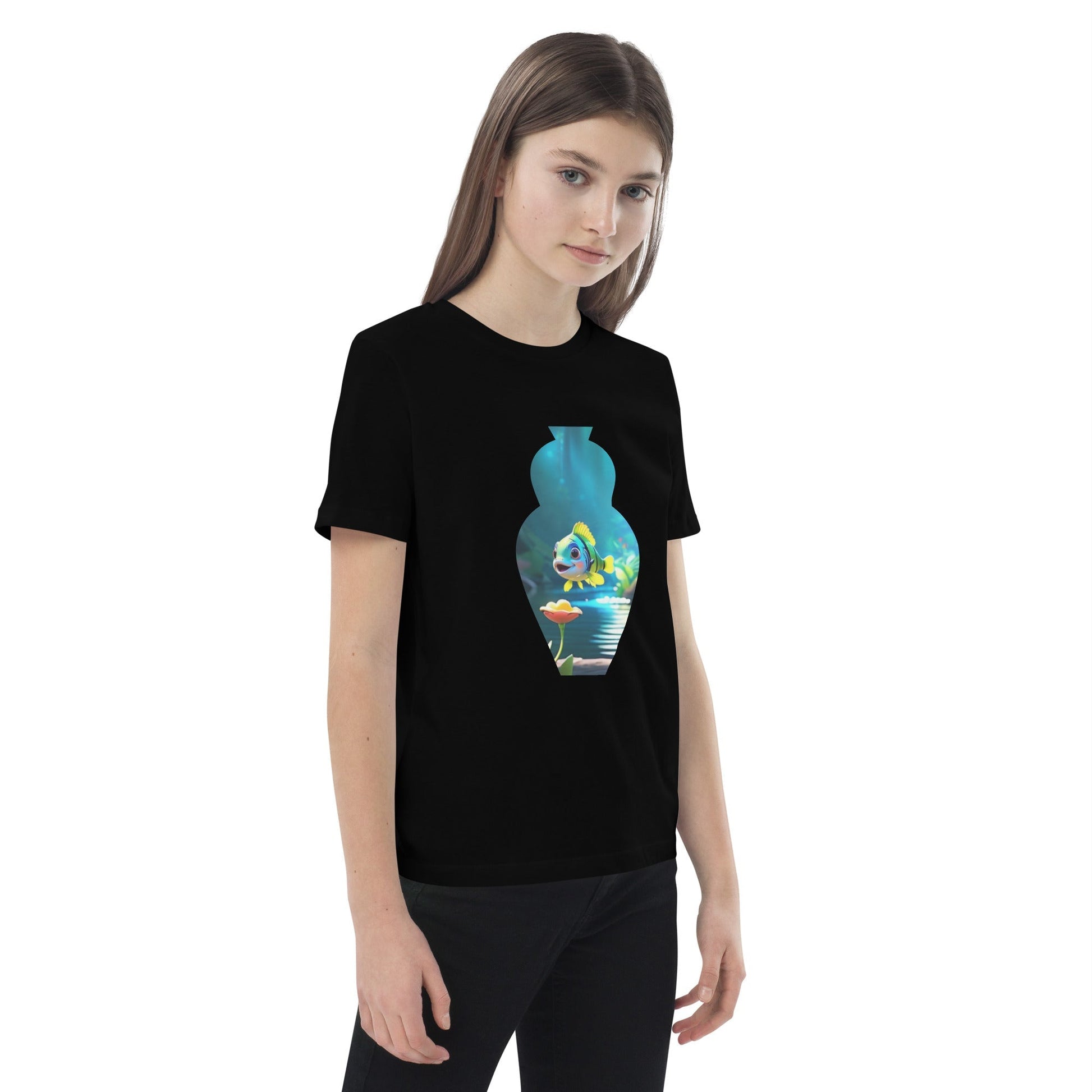 Colorful Aquatic Organic cotton kids t-shirt