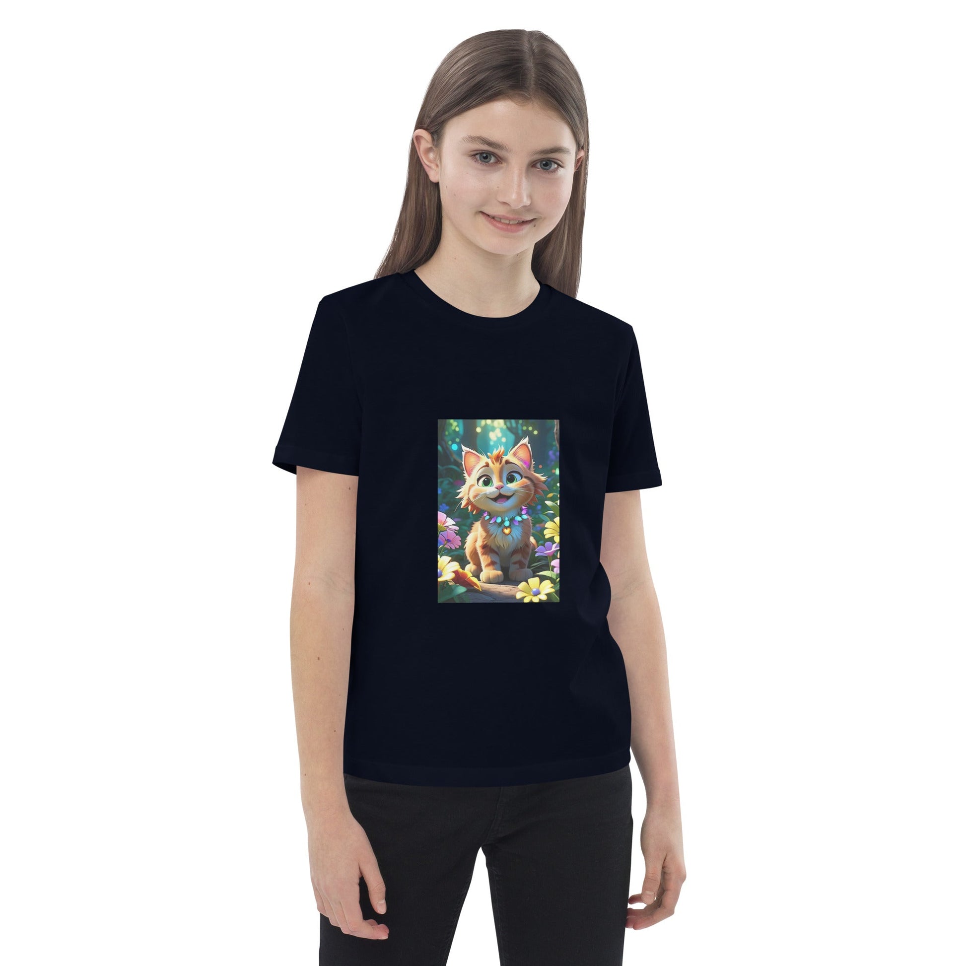 Happy Cat Organic cotton kids t-shirt