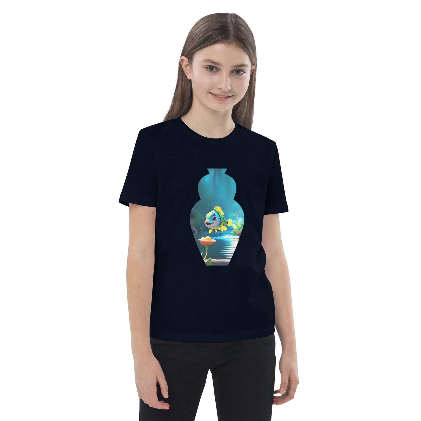 Colorful Aquatic Organic cotton kids t-shirt