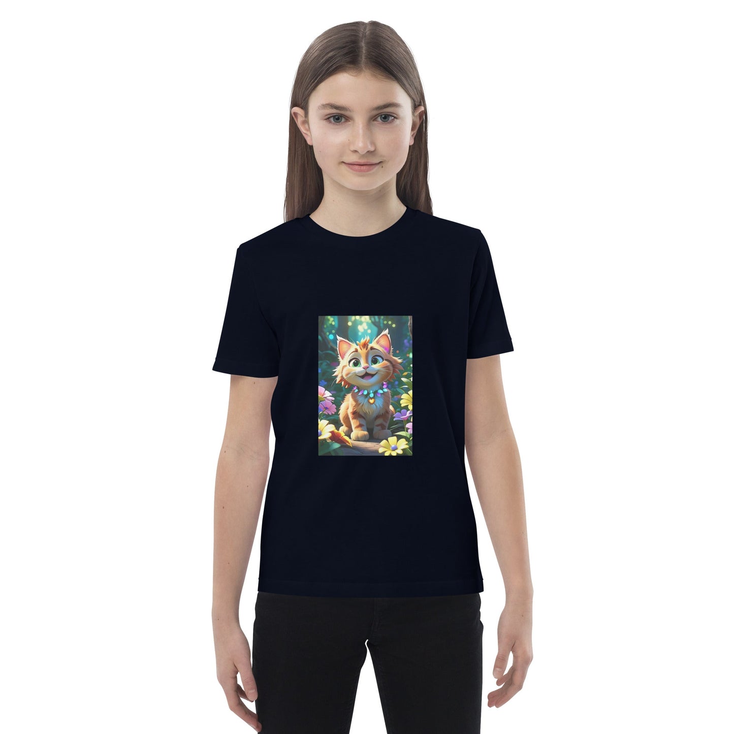 Happy Cat Organic cotton kids t-shirt