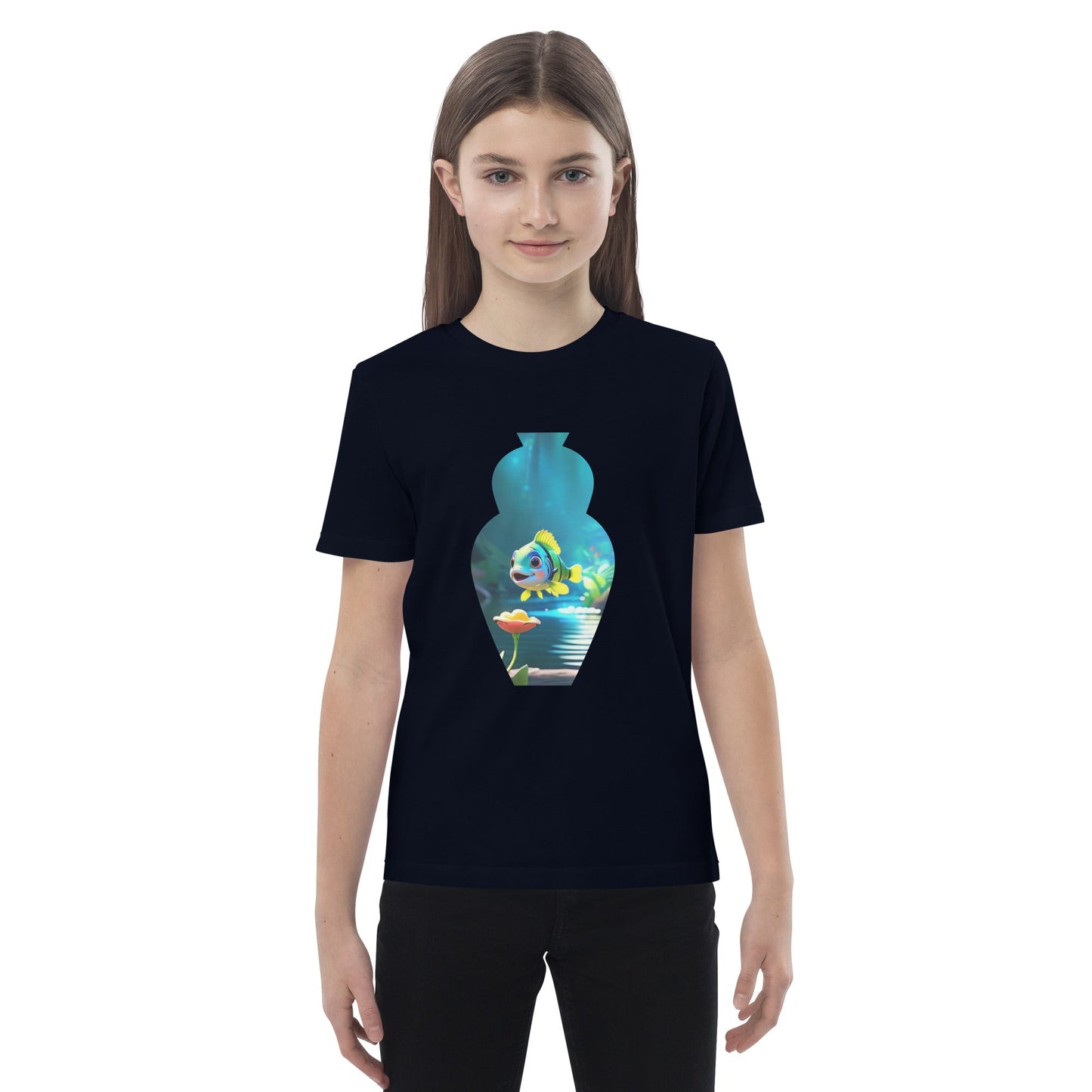Colorful Aquatic Organic cotton kids t-shirt