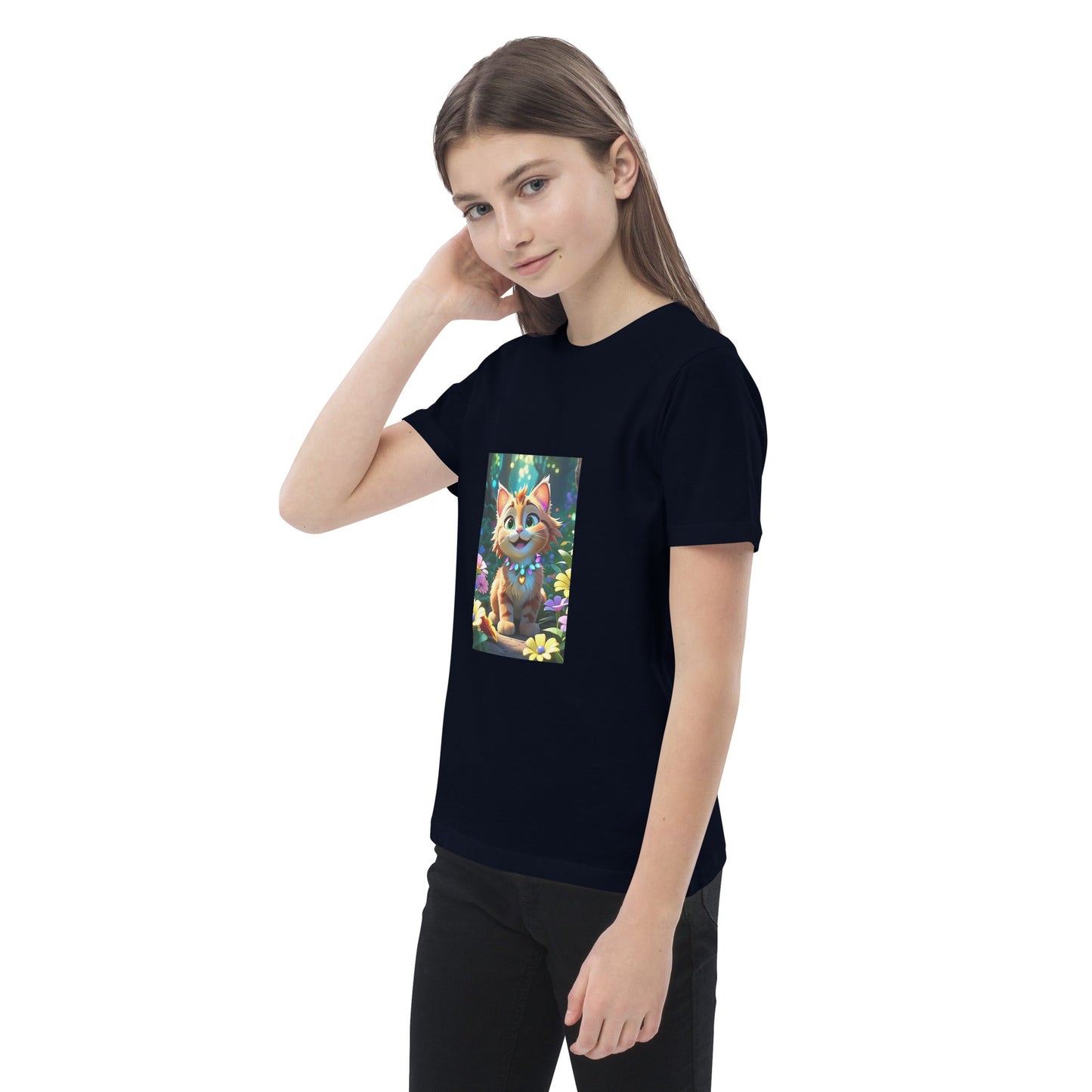 Happy Cat Organic cotton kids t-shirt
