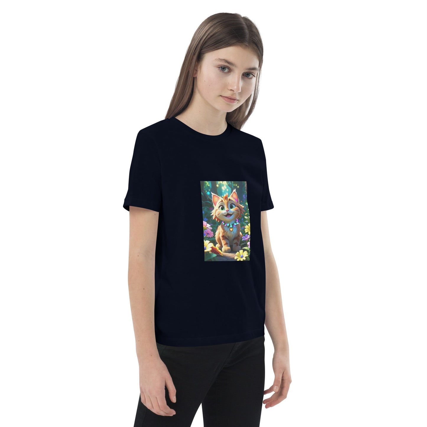 Happy Cat Organic cotton kids t-shirt