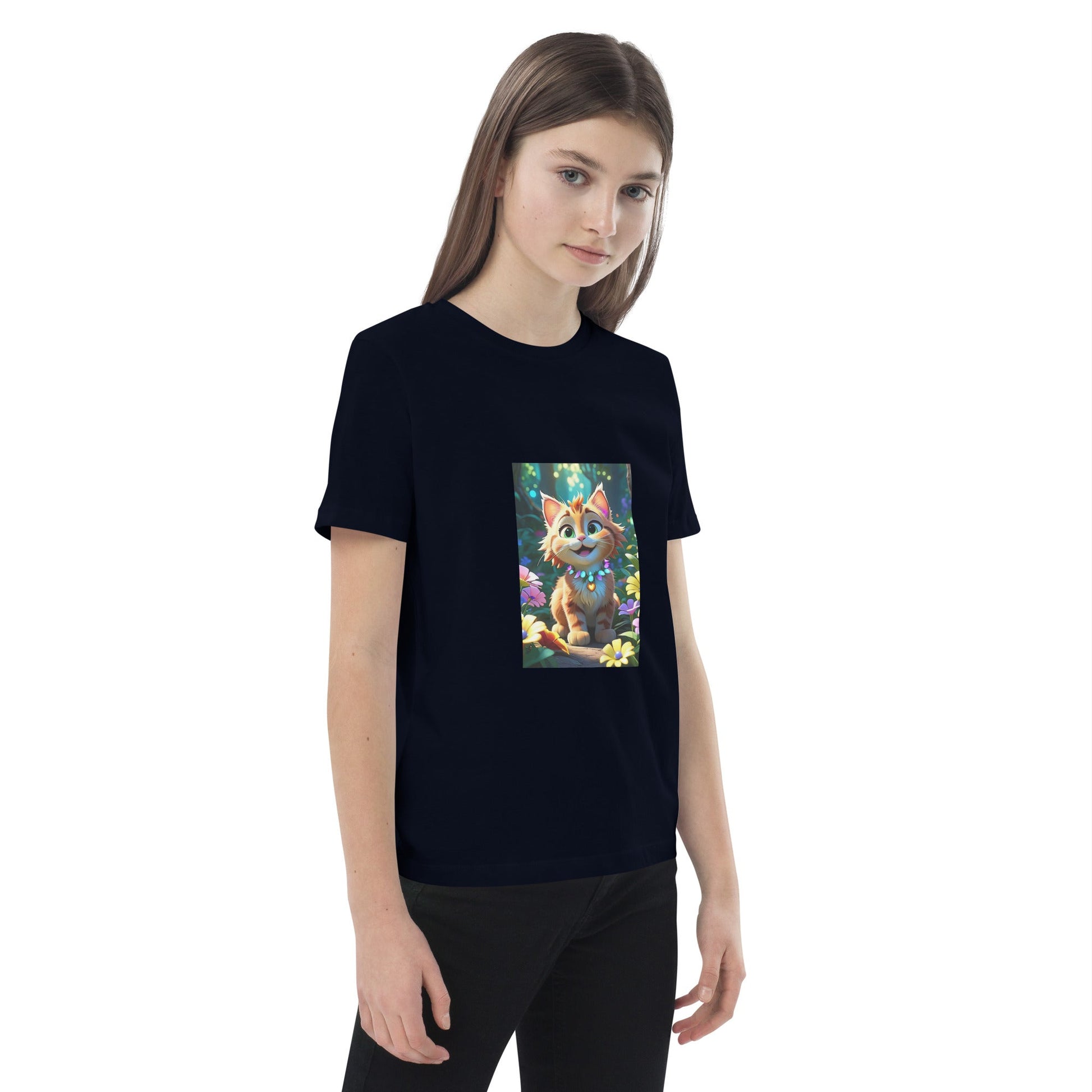 Happy Cat Organic cotton kids t-shirt