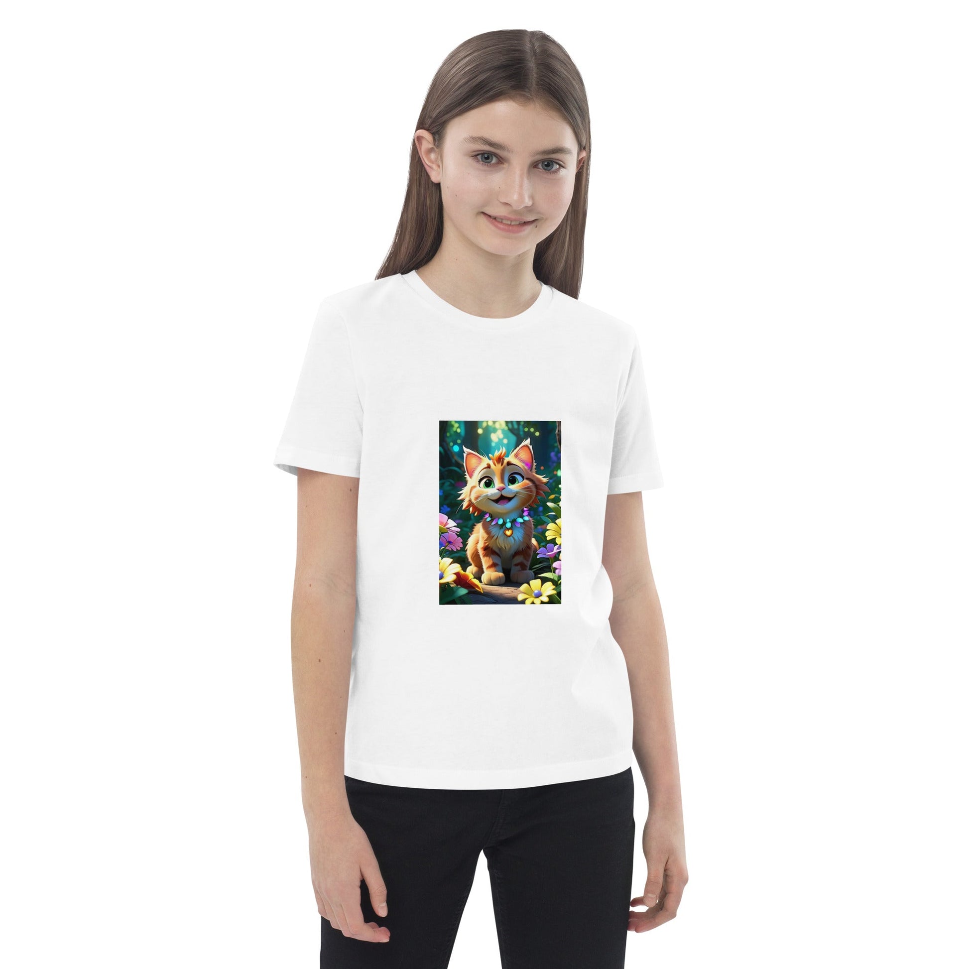 Happy Cat Organic cotton kids t-shirt
