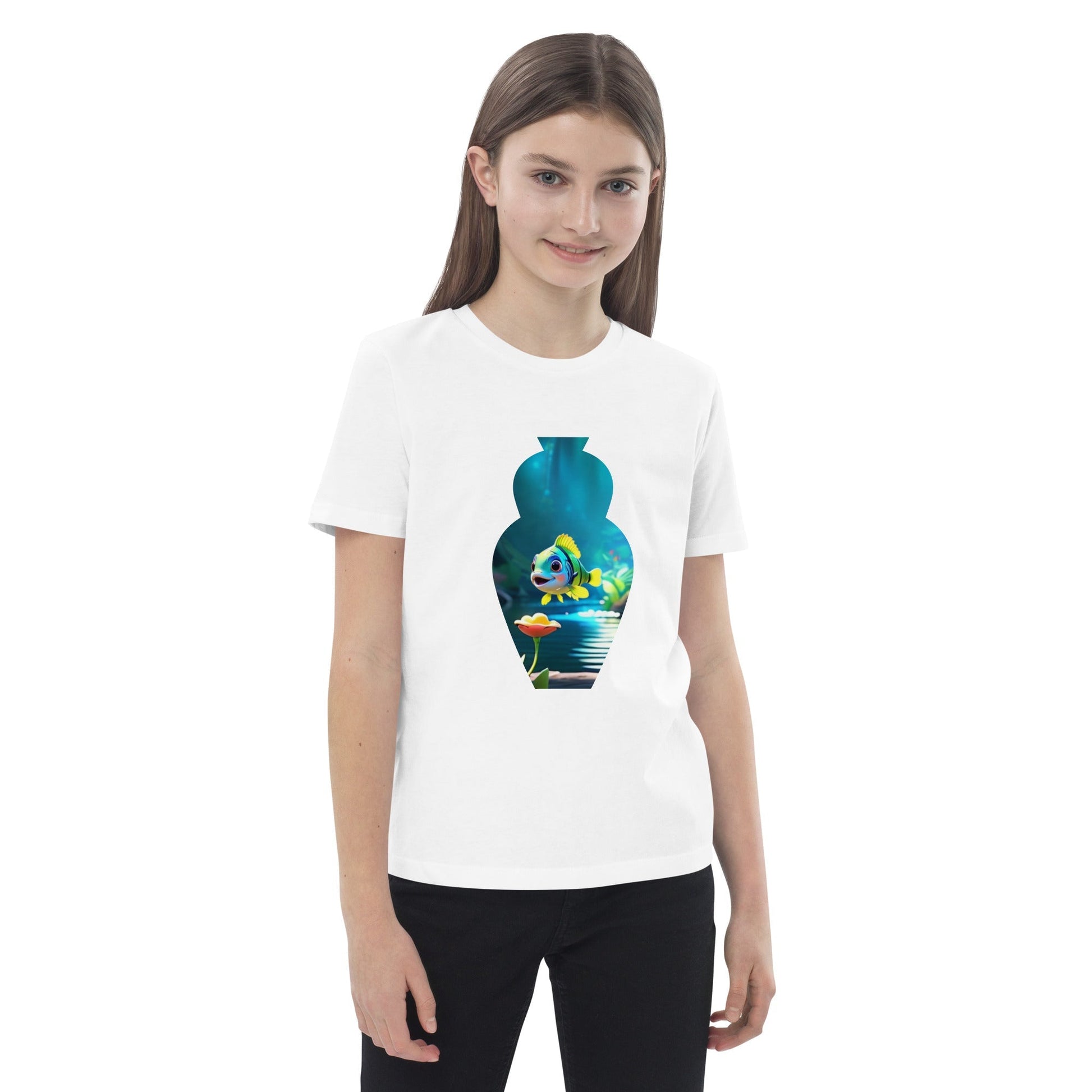 Colorful Aquatic Organic cotton kids t-shirt