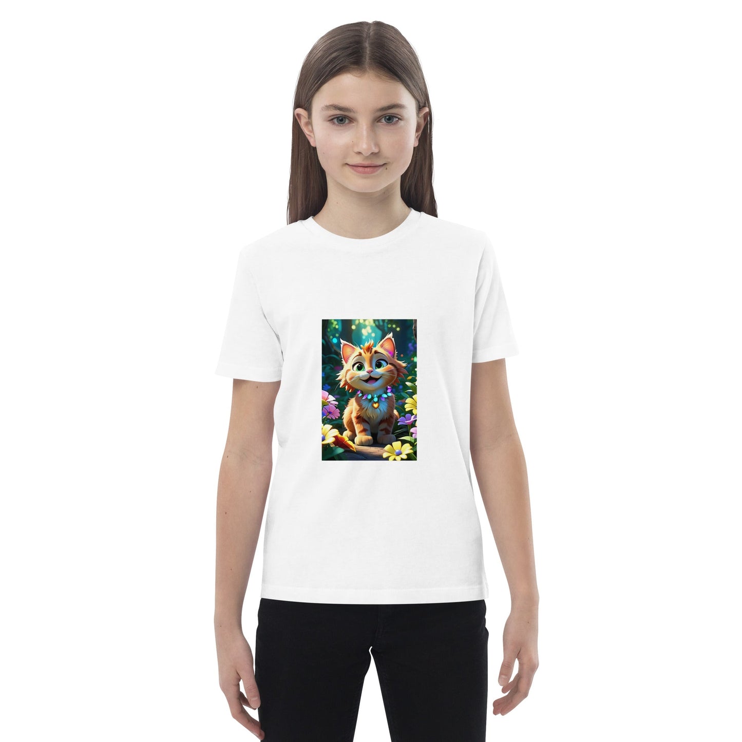 Happy Cat Organic cotton kids t-shirt