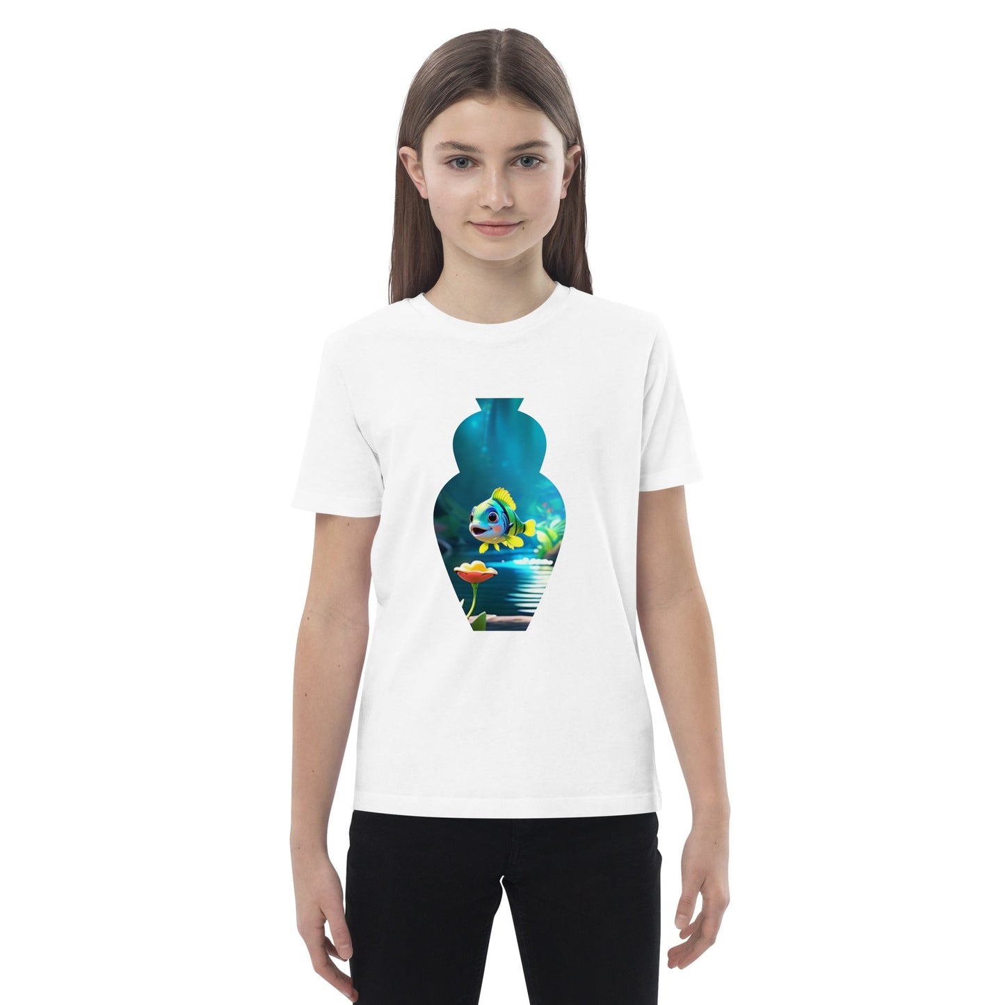 Colorful Aquatic Organic cotton kids t-shirt