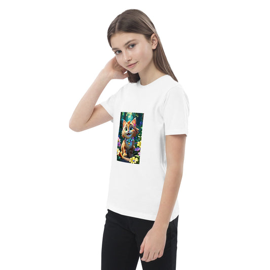 Happy Cat Organic cotton kids t-shirt