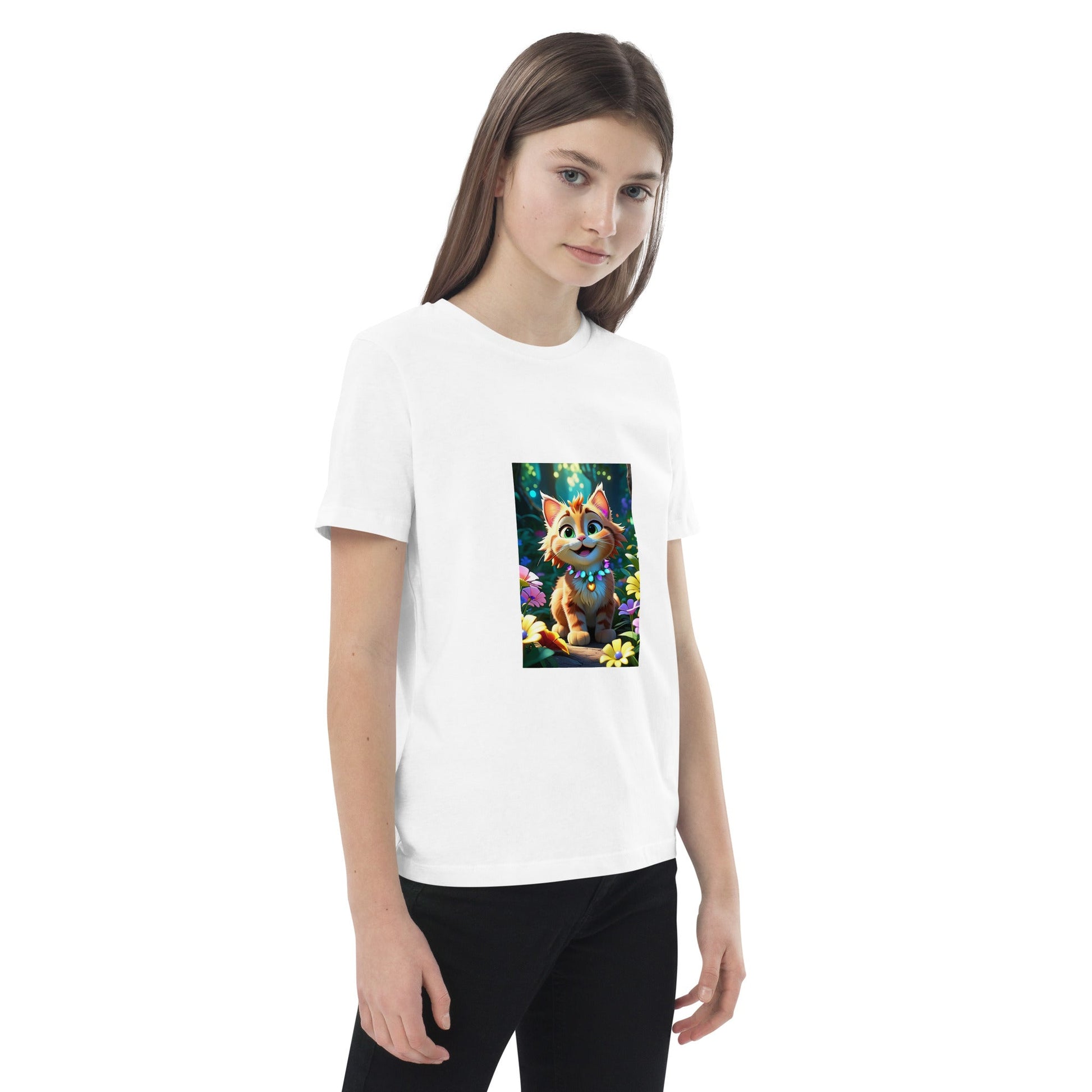 Happy Cat Organic cotton kids t-shirt