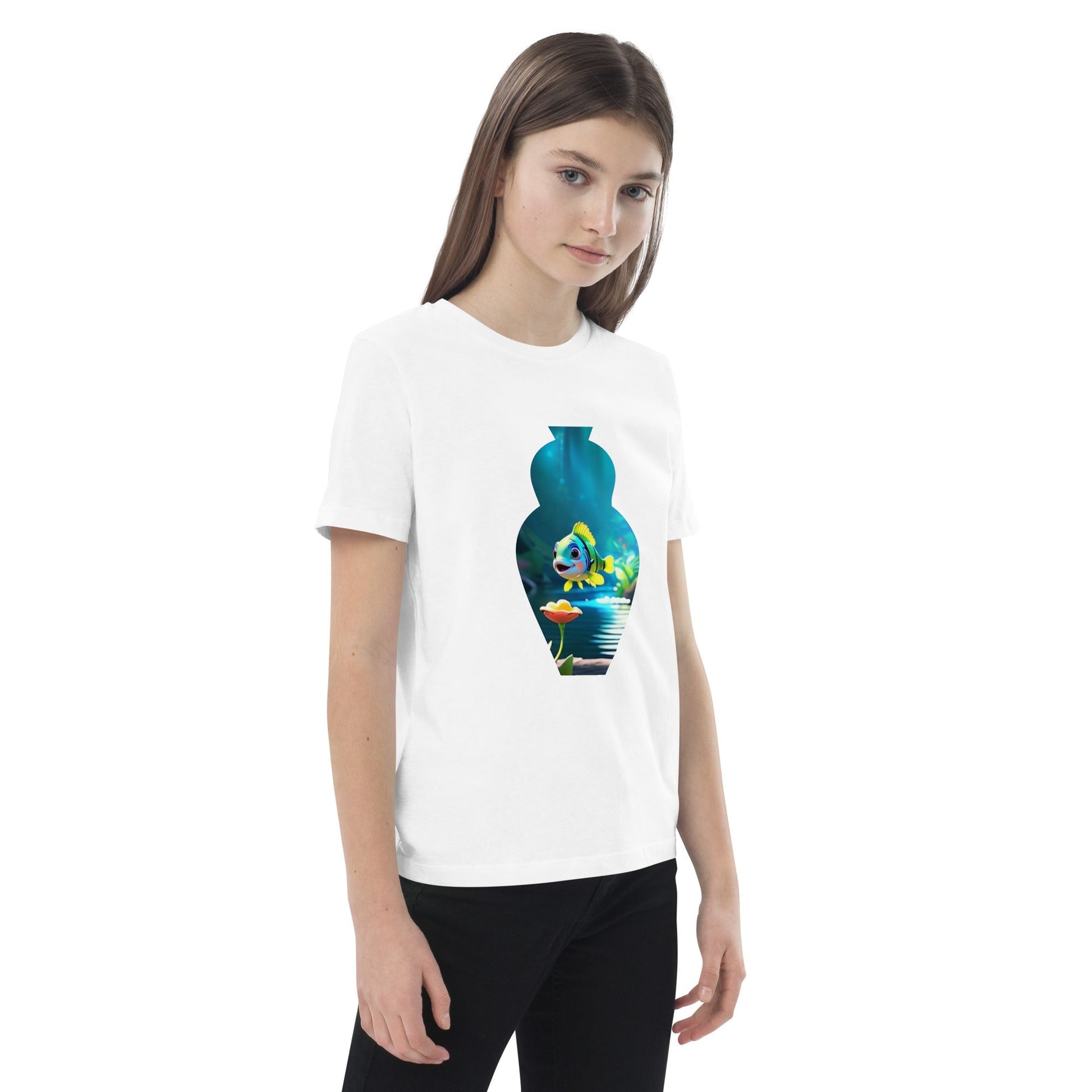 Colorful Aquatic Organic cotton kids t-shirt