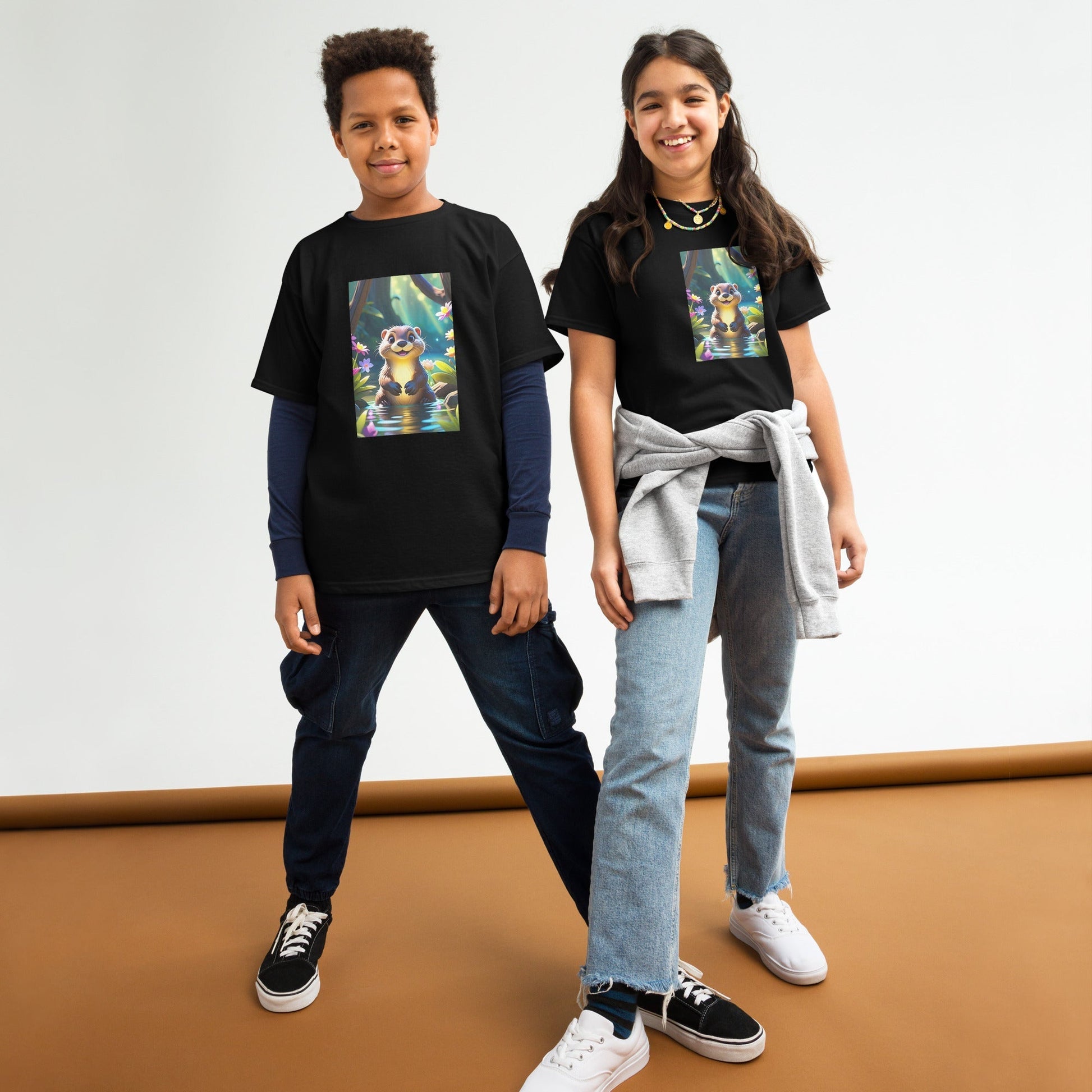 Happy Sea Otter Youth classic tee