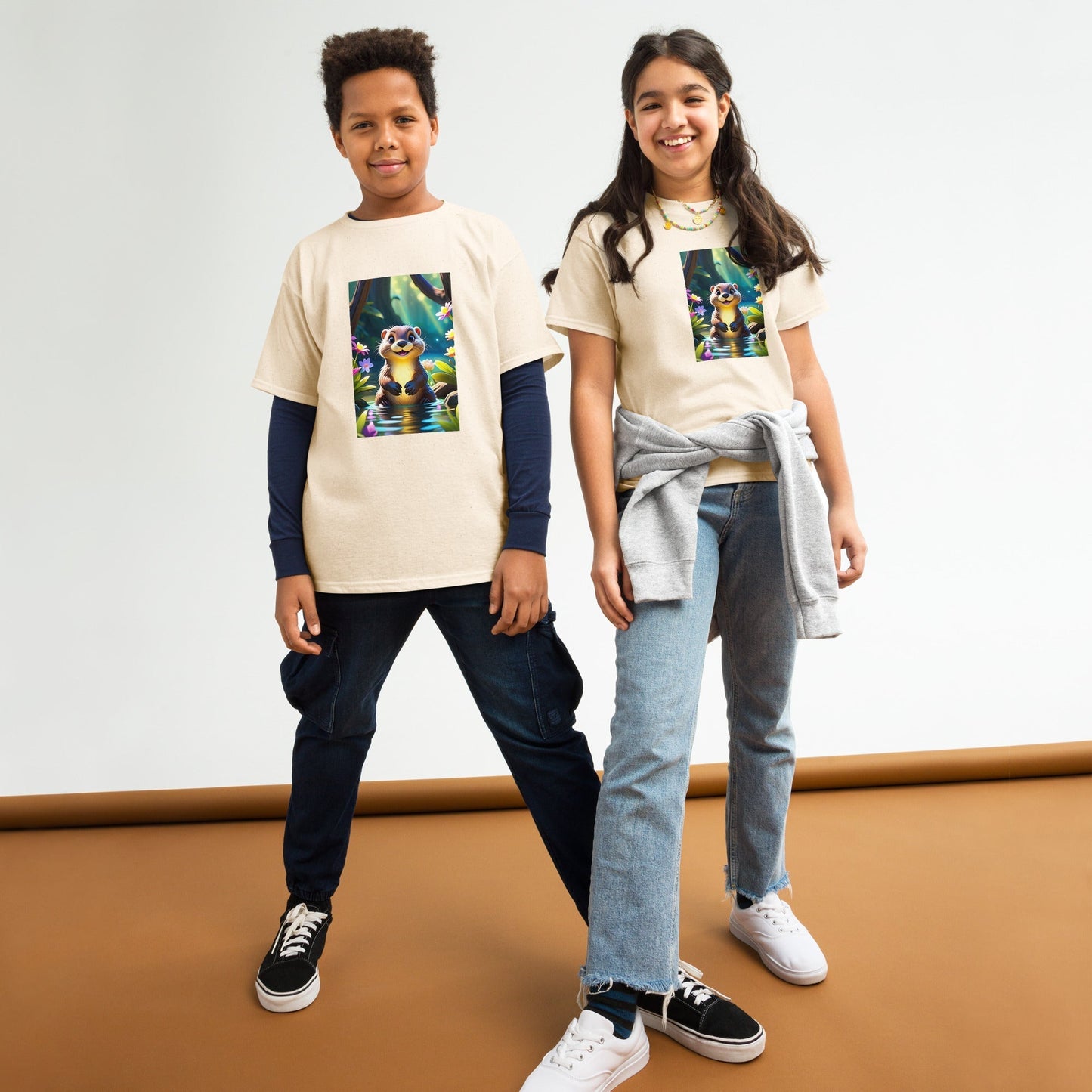 Happy Sea Otter Youth classic tee