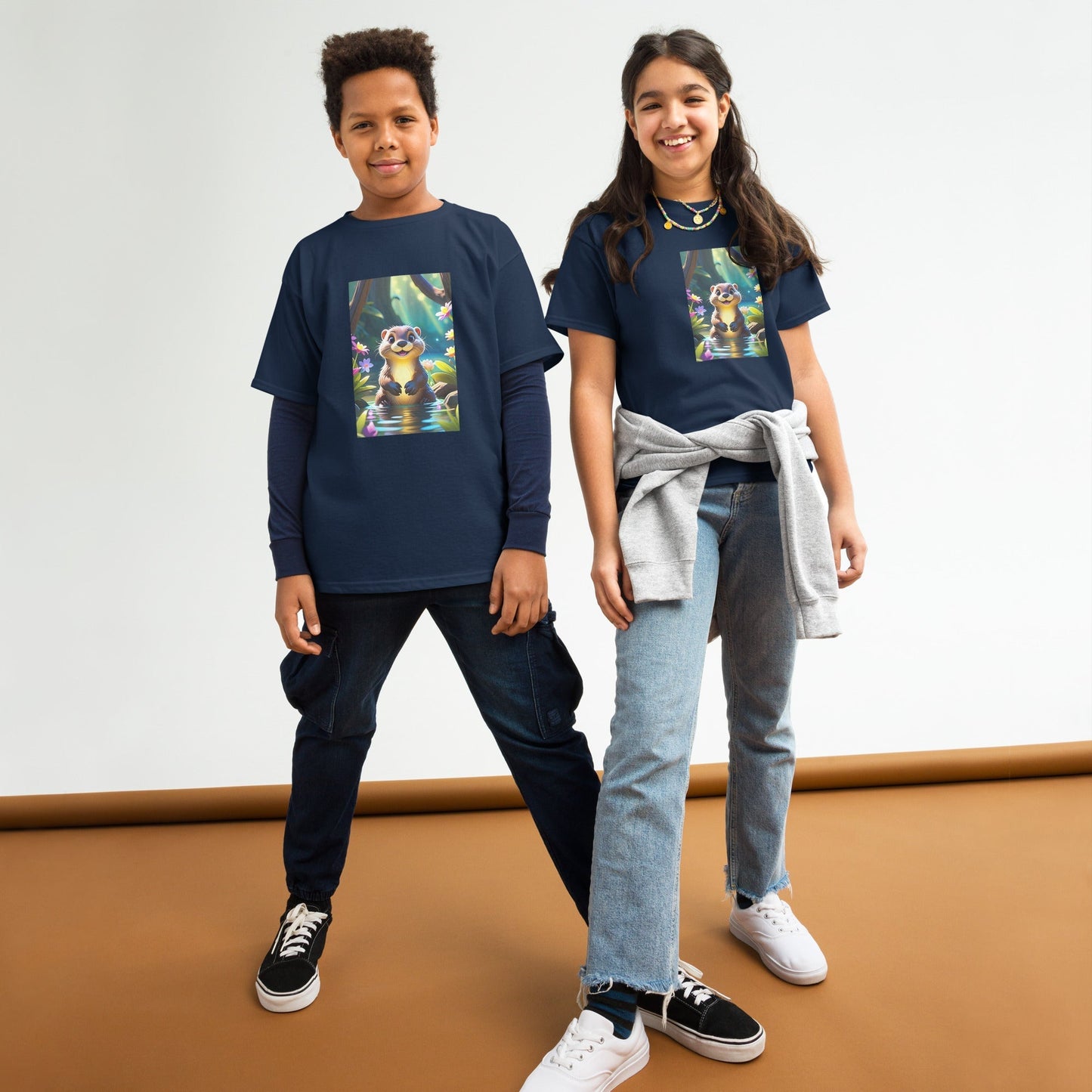 Happy Sea Otter Youth classic tee