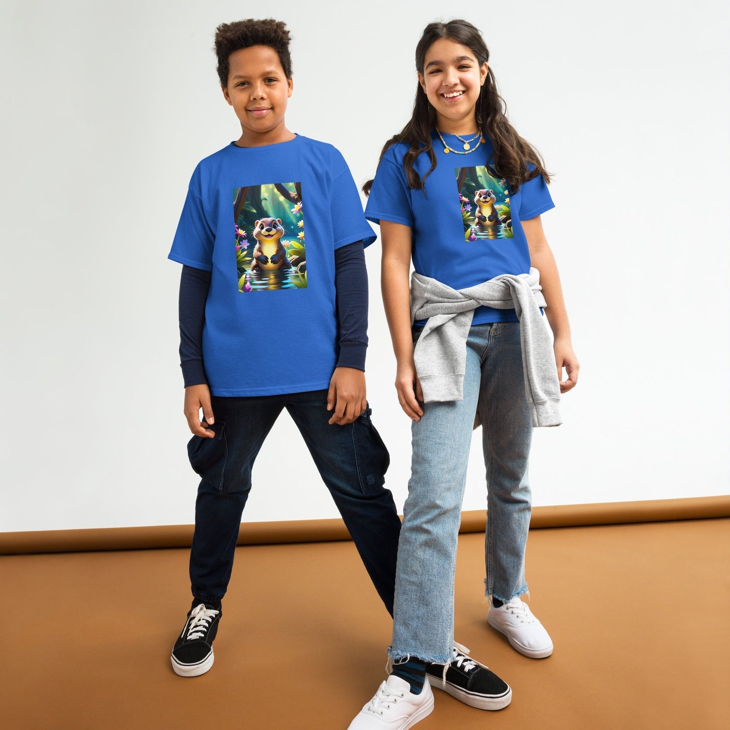 Happy Sea Otter Youth classic tee