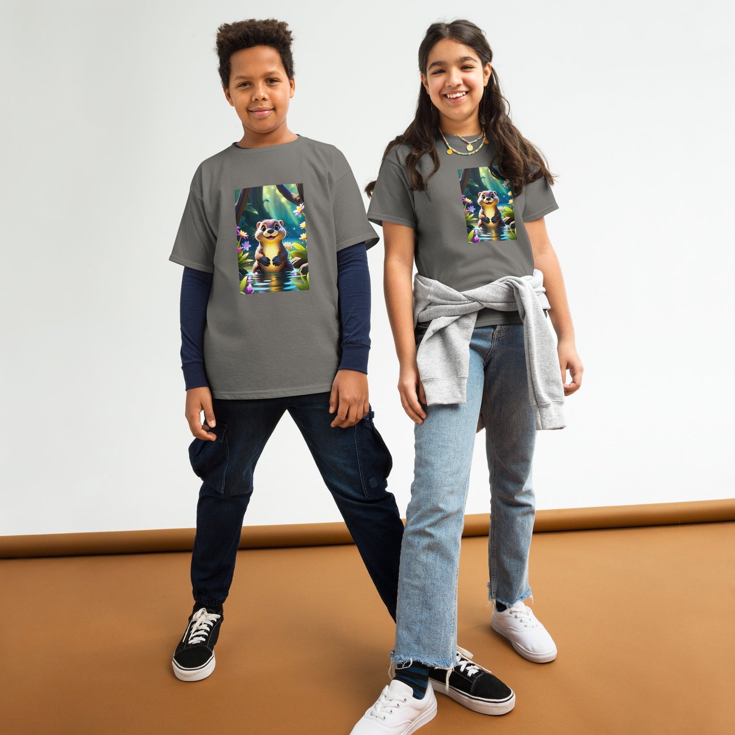 Happy Sea Otter Youth classic tee