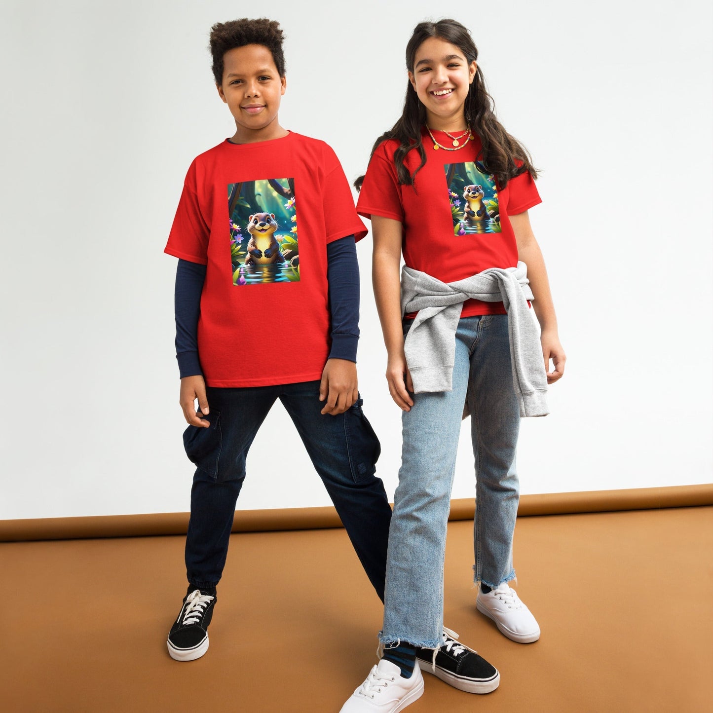 Happy Sea Otter Youth classic tee