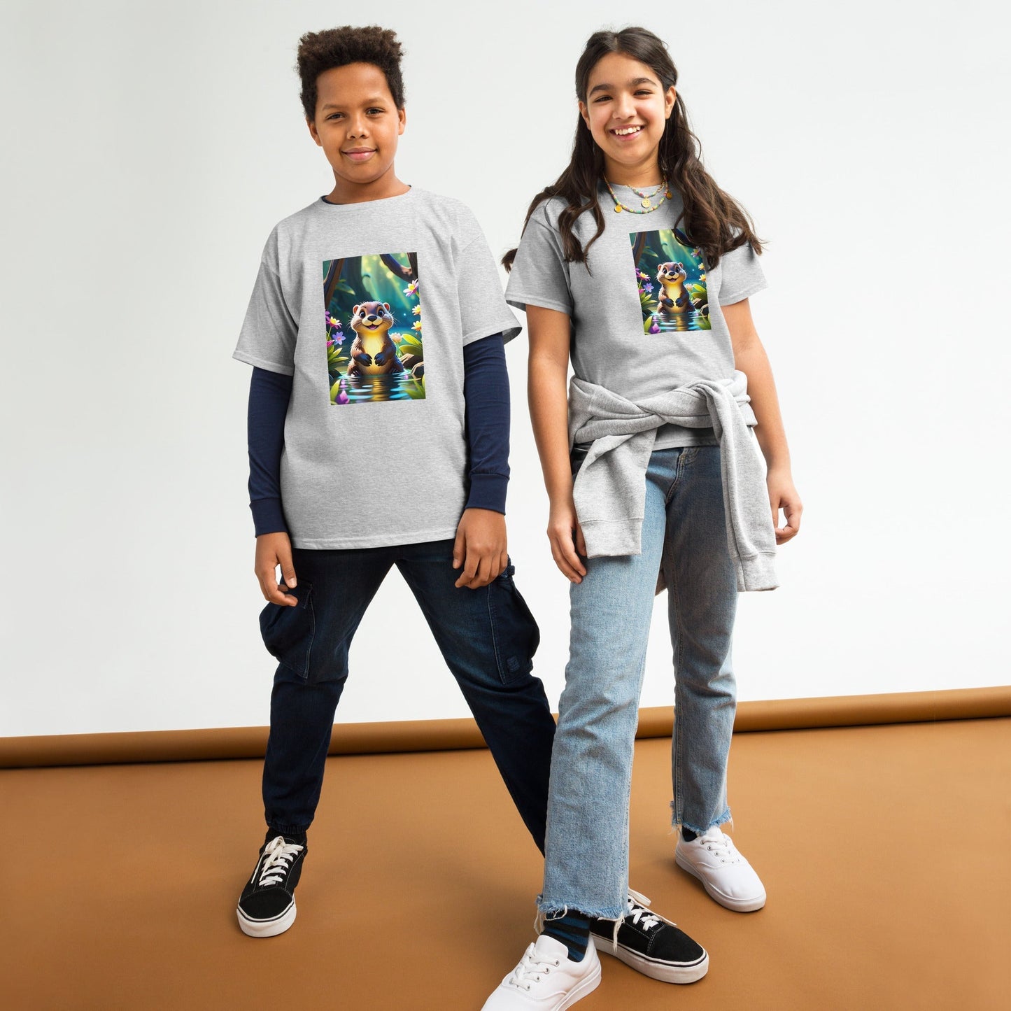 Happy Sea Otter Youth classic tee